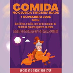 Infominho - El Club da Terceira Idade de A Guarda organiza una comida especial con fiesta de Halloween - Infominho - El Club da Terceira Idade de A Guarda organiza una comida especial con fiesta de Halloween -