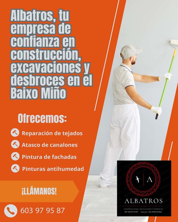 Albatros, tu empresa de confianza en construccin, excavaciones y desbroces en el Baixo Mio