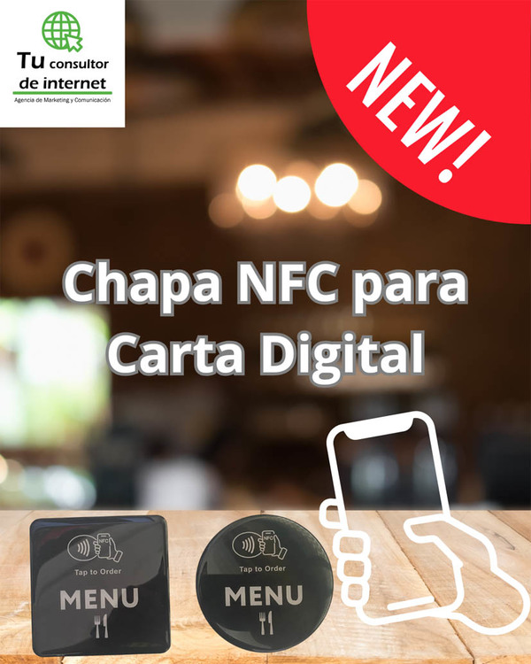 Llega a Galicia una innovadora chapa NFC para cartas digitales en hostelera