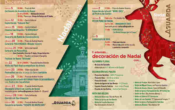 Infominho -  A Guarda presenta su extensa, variada y completa agenda navidea - 