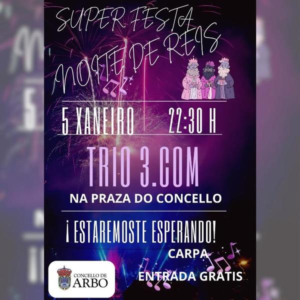 Infominho - Arbo celebra una gran Fiesta de Reyes con Cabalgata, chocolate con churros y fiesta nocturna - Infominho - Arbo celebra una gran Fiesta de Reyes con Cabalgata, chocolate con churros y fiesta nocturna -