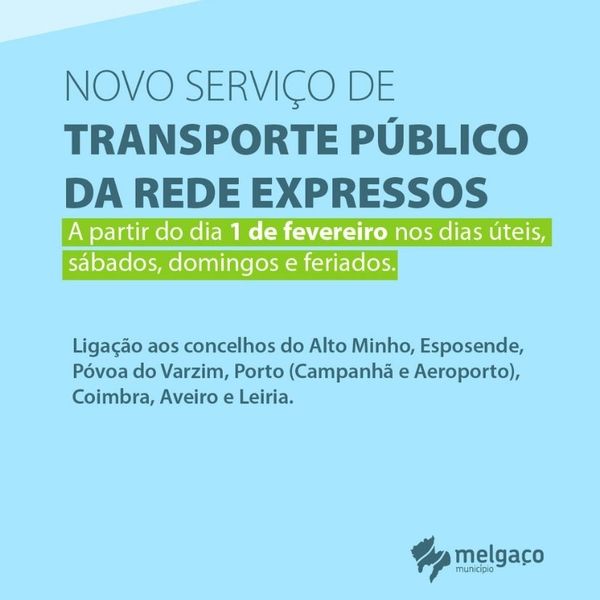 Infominho -  Melgaco estrena nuevos horarios de transporte p�blico con conexiones al Alto Minho y grandes ciudades - 