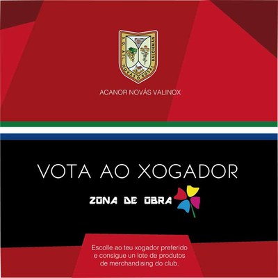 La afición del Acanor Valinox vota al -Xogador Zona de Obra- La afición del Acanor Valinox vota al -Xogador Zona de Obra-