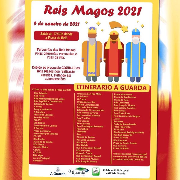 Infominho - Todo preparado en A Guarda para la visita de los Reyes Magos - Infominho - Todo preparado en A Guarda para la visita de los Reyes Magos -
